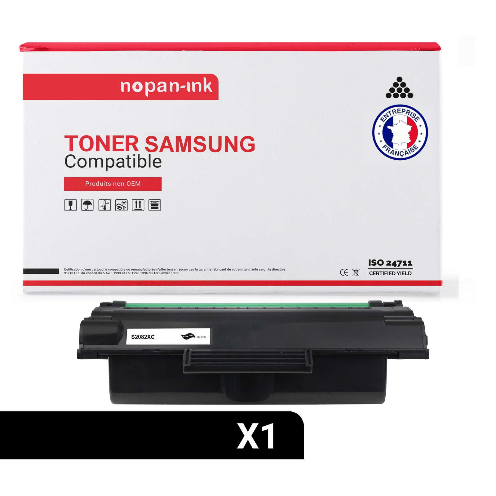 Toner SAMSUNG MLT-D2082L ELS résoud les problèmes d'encre pâle noir