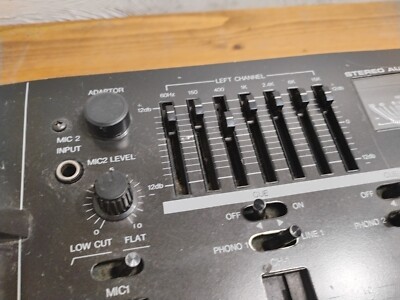 GEMINI MX-5400 SE Stereo Audio Disco Mixer / Equalizer Vintage DJ