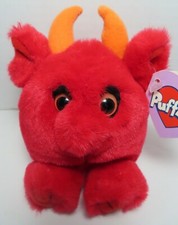 Swibco Puffkins "RED" the DEVIL, 1998 Halloween Limited Edition, Mint Condition 