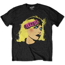 Blondie-Debbie Harry - Punk Logo - Black t-shirt