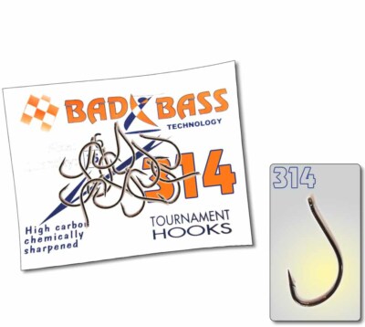 bad ass fishing hooks Gamakatsu Baitholder NS Black Tackle World Grip-Pin Big Bite Soft Plastics