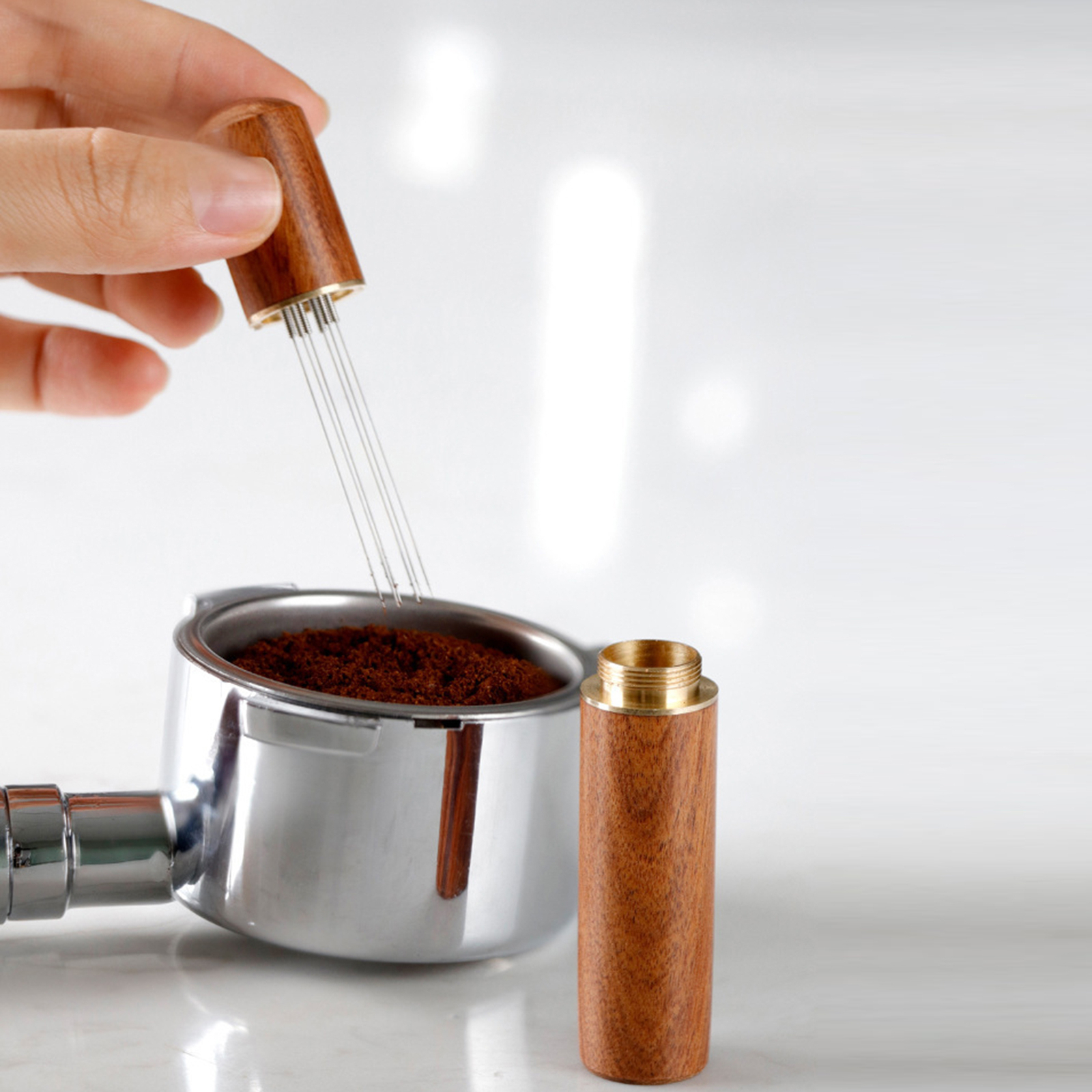 1x Espresso Distribution Tool Coffee Distributor Tool Portable Espresso Stirrer