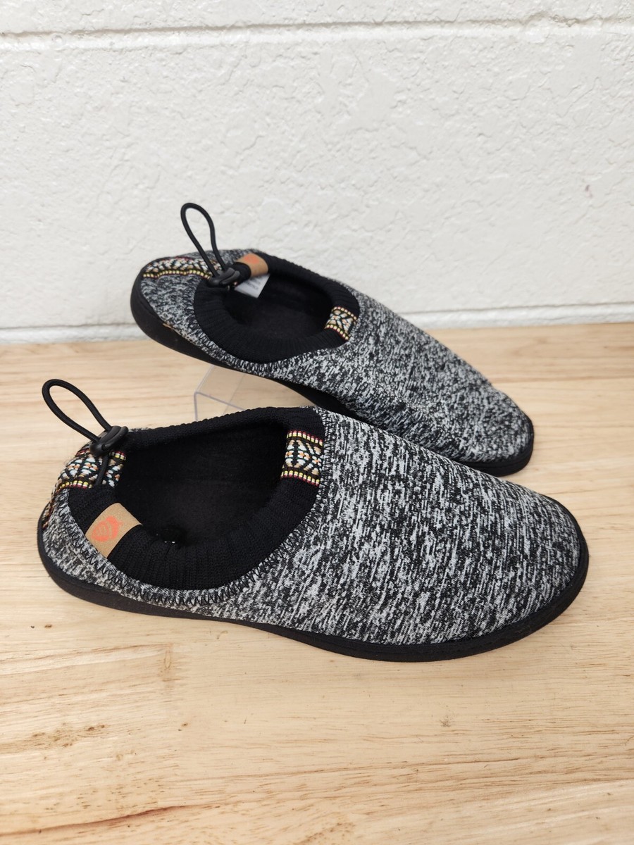 Acorn Womens Explorer Slippers Sz Black Heather Indoor - Main Image