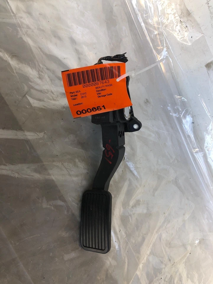 2013 HONDA CIVIC EX Accelerator Throttle Gas Pedal Floor Foot Assembly Sedan OEM - Image 2 of 4