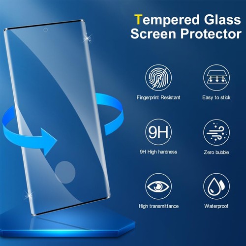 For Samsung Galaxy S24 Ultra/S24+/S24 Tempered Glass Screen Protector Full Cover