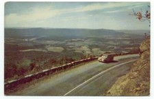 Shenandoah River Bends From Skyline Drive in National Park Postcard