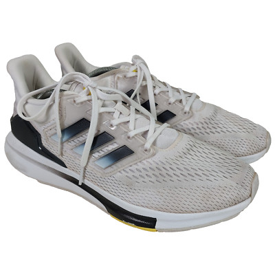 Adidas Herren EQ 21 Laufschuhe Weiß Beam Gelb UK 10 US10,5 EU44 2/3