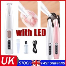 Pet Dog Electric Groomer Trimmer LED Waterproof Pet Foot Hair Cat Dog Paw Shaver
