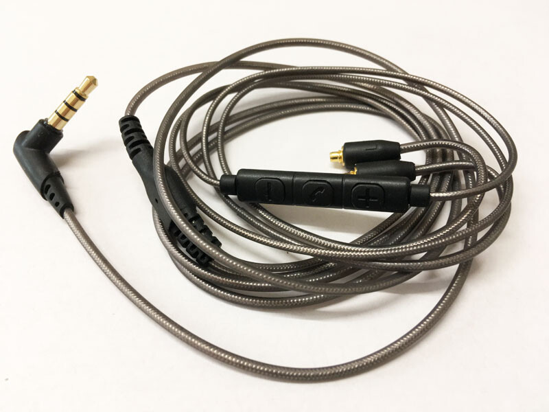 Headphone Cable Shure Se215 Cable With Mic Replacement Cable For