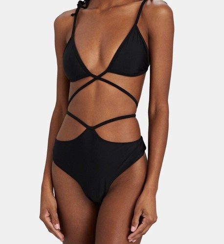 Devon Windsor “SKY” Black Bikini Bottom. NWT. Size Small. - Picture 4 of 7