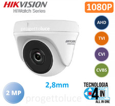 HIKVISION TELECAMERA DOME 4IN1 TVI AHD CVI CVBS FULL HD 1080P 2MP 2.8MM OSD