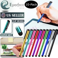 10pcs Touch Screen Pen Stylus Universal For iPhone iPad Samsung Tablet PC Pencil