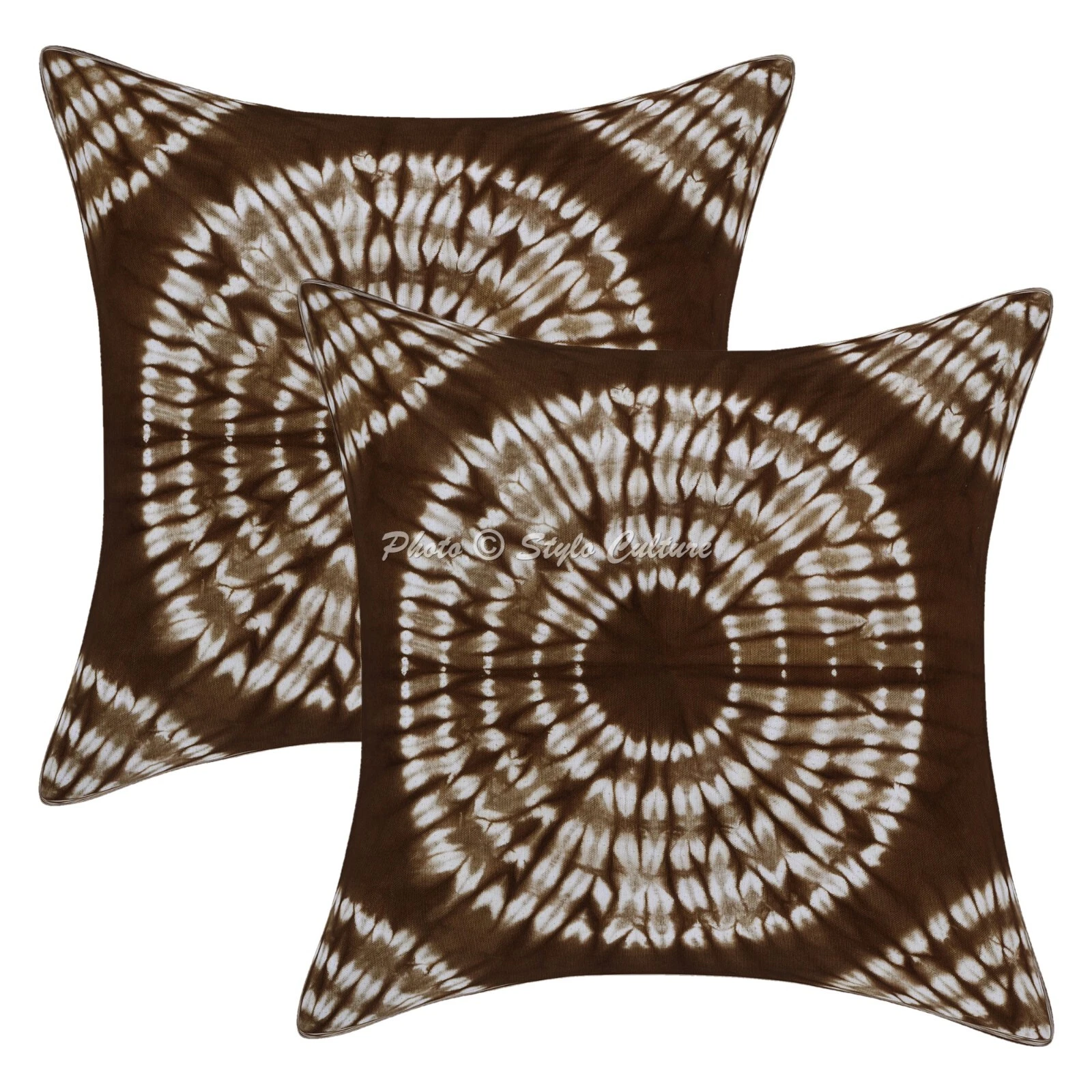Art Decor Floor Cushion Shibori Tie Dye Bohemian Hippie Gypsy Pillow Meditation
