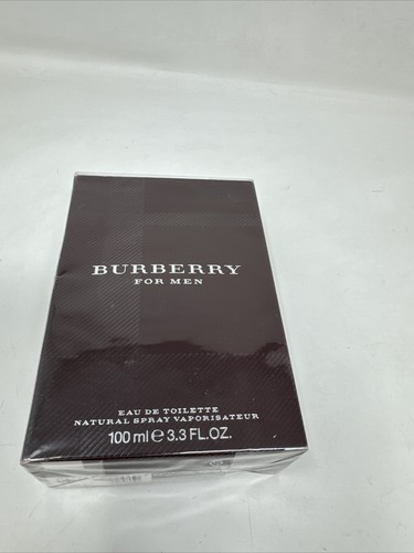 Burberry For Men by Burberry Eau De Toilette Spray for Men 3.3oz New Sealed Box - Picture 6 of 7