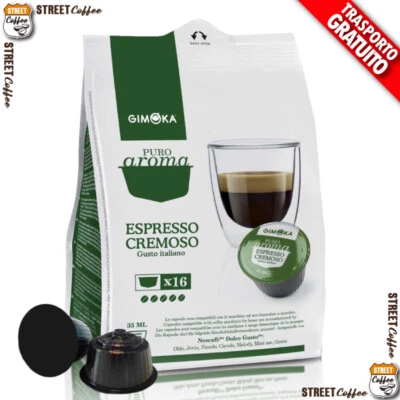 160 Cialde Capsule Caffe Gimoka Cremoso Nescafè Compatible Dolce Gusto *