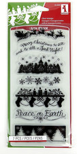 INKADINKADO Clear Stamps - HOLIDAY SILHOUETTE - 7 pcs