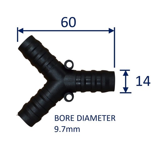 Schlauch Y-Verbinder, Schlauch Y Gelenk, Bootsschlauch Y-Gelenk: portofrei - Bild 3 von 7