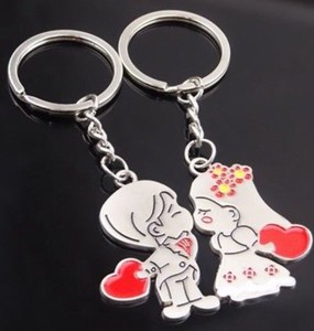 Idee Regalo Coppia Natale.Coppia Portachiavi Natale Innamorati Sposini Idea Regalo Anniversario Ebay