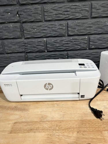Impresora inalámbrica compacta multifunción HP DeskJet 3755 - Blanco Sin manual