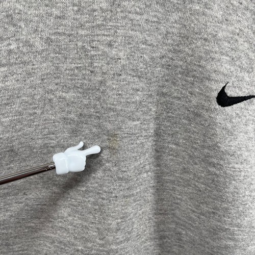 Vintage 90s Nike Sweatshirt Mens Size XL Pullover Hoodie Gray White Tag *Stains* - Picture 11 of 20