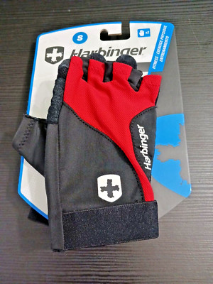 Harbinger FlexFit Red Gloves Unisex Small 10538 Fitness Exercise