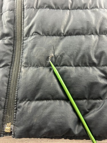 REI Youth Black Puffer Coat Size Medium 10/12 Jacket Duck Down Outdoor Hiking - Picture 2 of 11