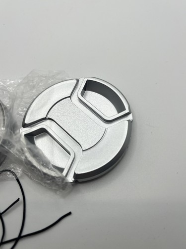 58mm Snap Cap LC-58 | Vtg | Genuine Generic/ FOR FUJIFILM X10 & X20 -SILVER - Picture 3 of 12