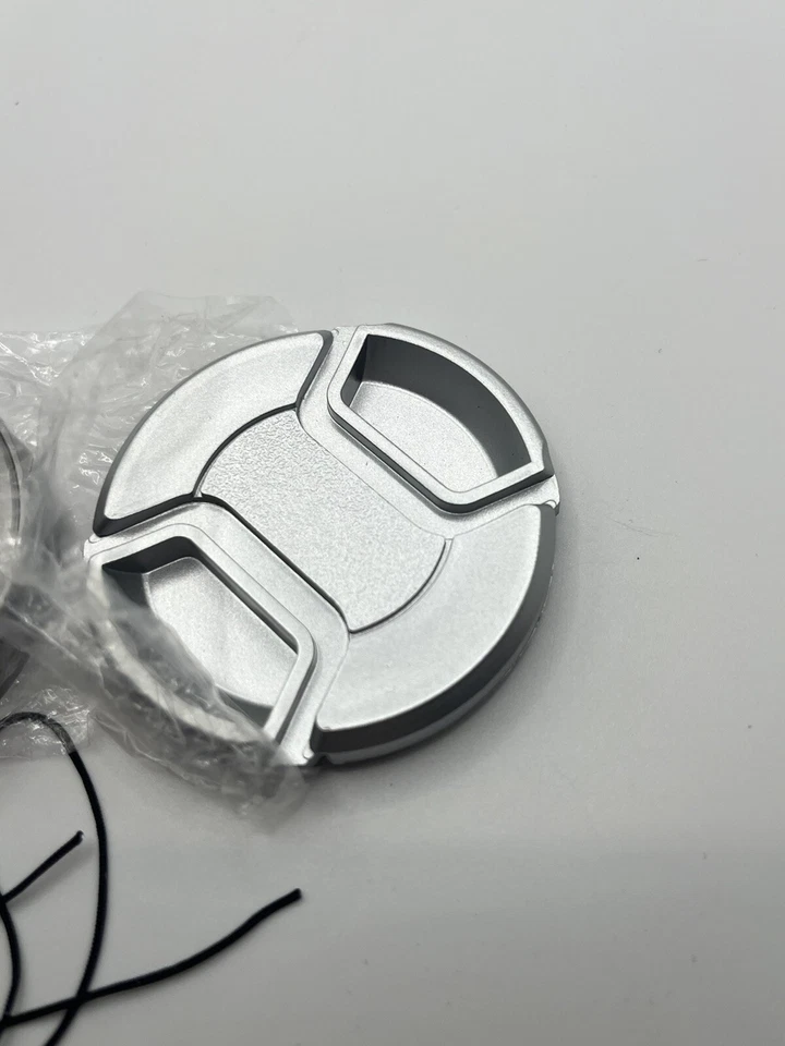 58mm Snap Cap LC-58 | Vtg | Genuine Generic/ FOR FUJIFILM X10 & X20 -SILVER - Image 3 of 4