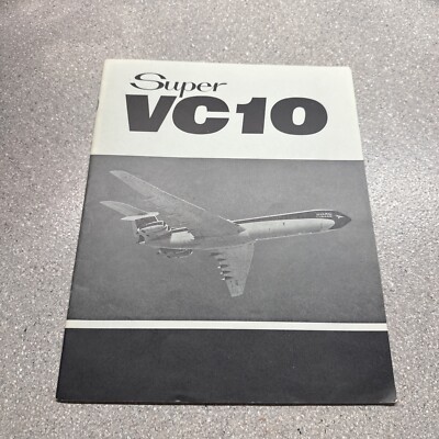 VICKERS SUPER VC10 VINTAGE 1965 MANUFACTURERS TECHNICAL BROCHURE BOAC BAC