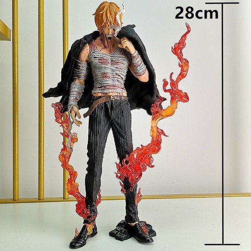One Piece Figures GK Bath Blood Sanji Anime Action Figure PVC Model Decorations - Picture 3 of 7