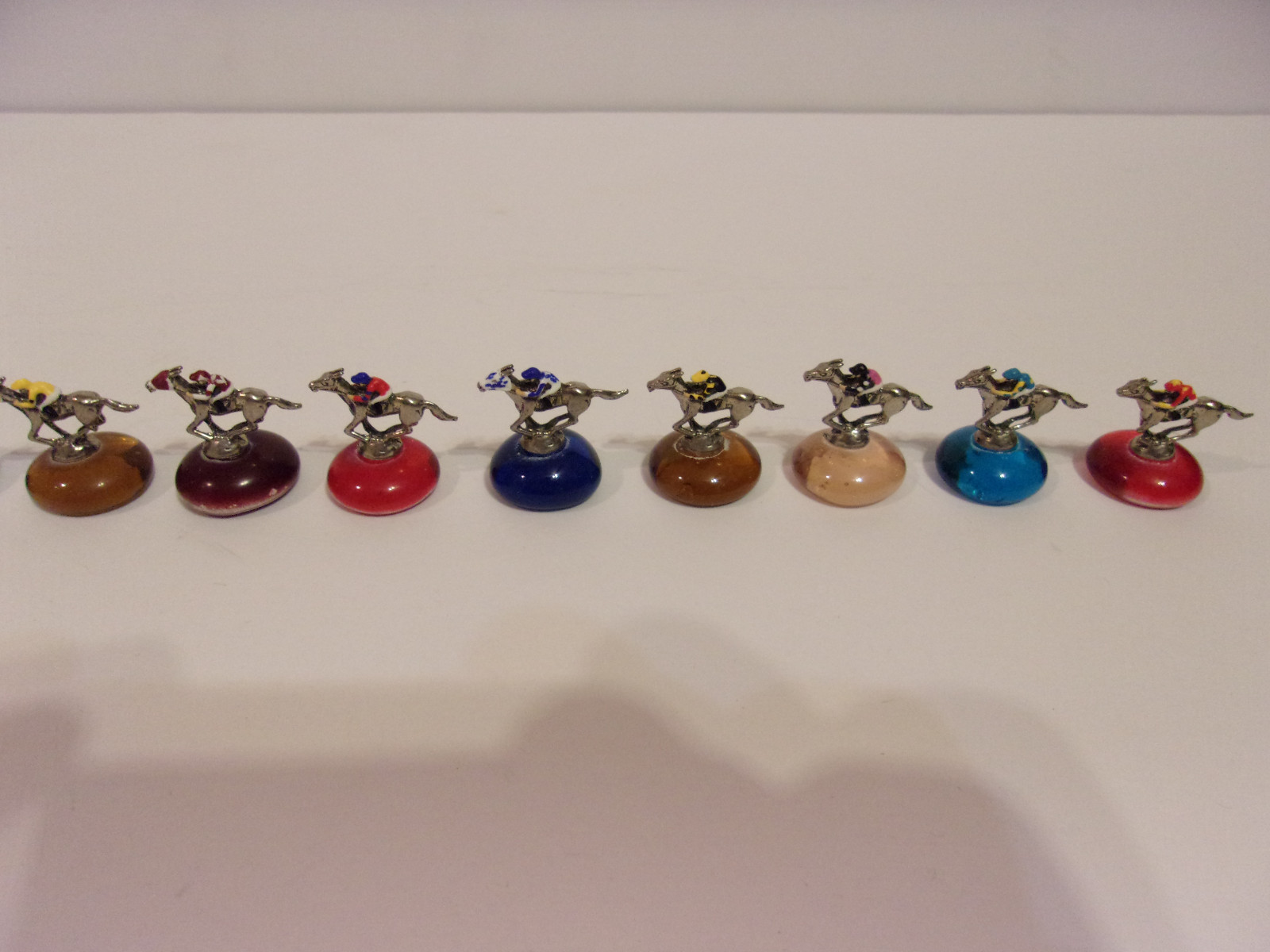 13 TRIPLE CROWN WINNERS MINIATURE FIGURINE HORSE RACING SET JUSTIFY SECRETARIAT