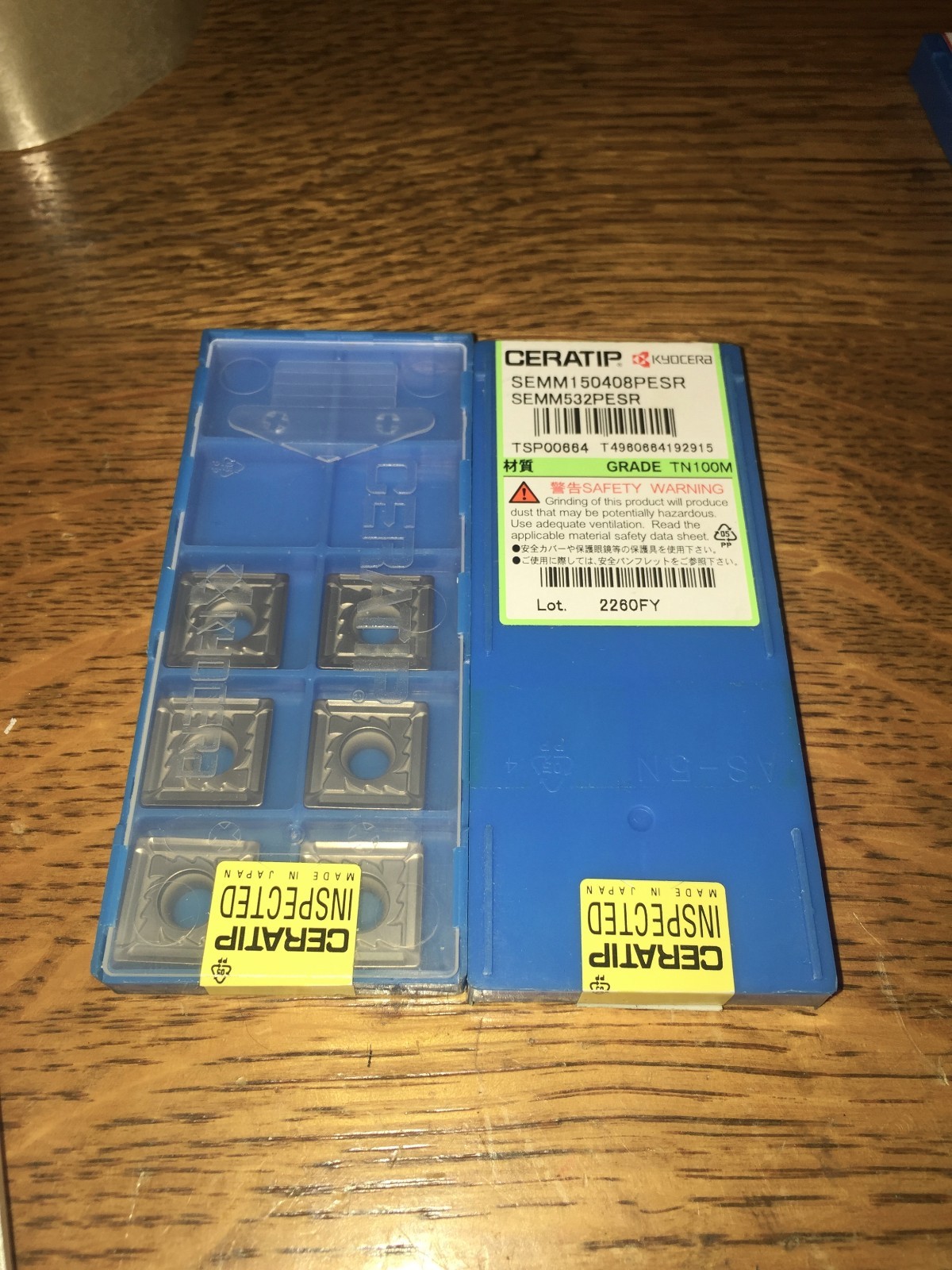 KYOCERA CERATIP CARBIDE INSERTS QTY 16 SEMM150408PESR TSP0064 532PESR