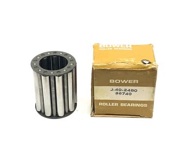 Bower Cylindrical Roller Bearing Roller Assembly J-40-2480 (96740) NOS