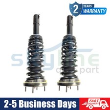 Pair Front Shock Struts Assys w/Electric Sensor Fit Jaguar XJ XJR X351 AWD 13-19
