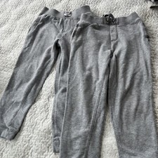 Lot of 2 Janie and Jack Boys Size 6 Joggers Gray Play Sweat Comfy School Pants