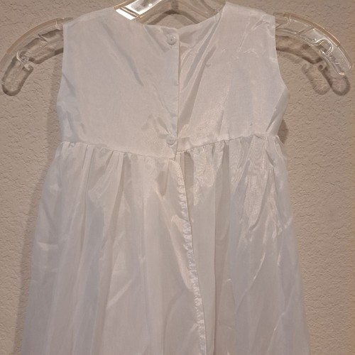 Girls white flower girl dress wedding baptism christening Convertible 2-3 tiers - Picture 13 of 16