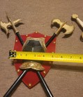 Set Of Japan Made Medieval Sword Plaques Collection Wall Decorative Arts — photo 8