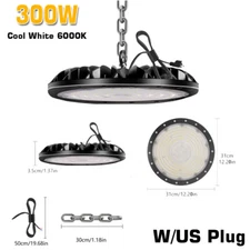 100W 200W 300W UFO LED High Bay Light Shop Lights Commercial Factory Warehouse