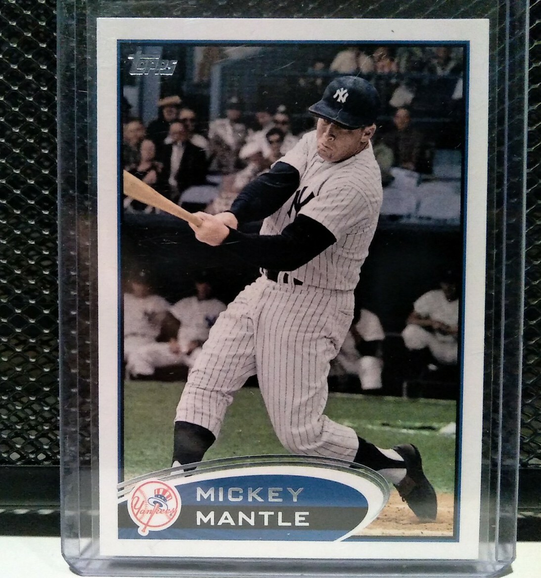 2012 Topps Mickey Mantle #7 error card!! New York Yankees, HOF