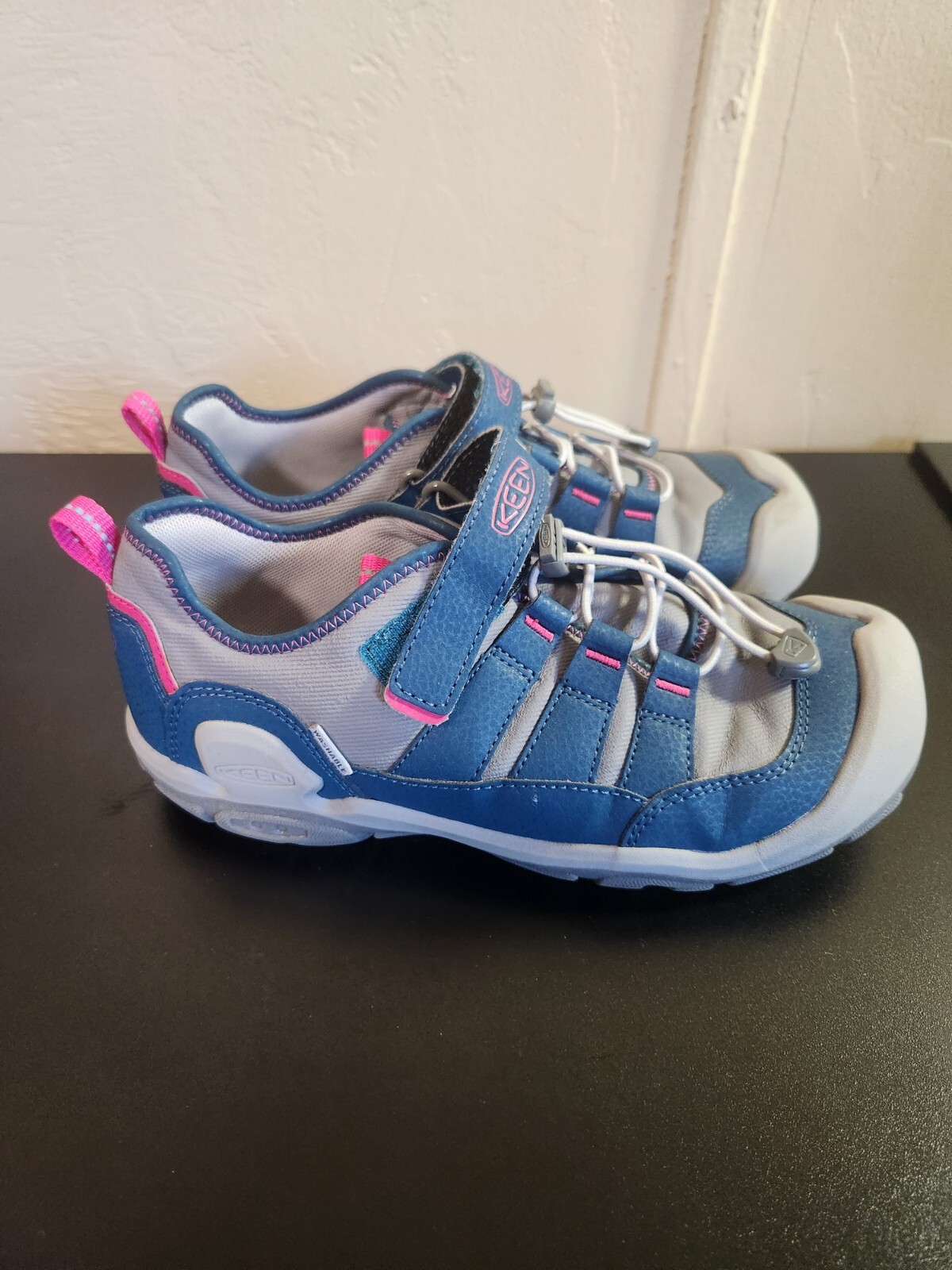 Sandali da bambina Keen Knotch Hollow blu e grigio taglia 5