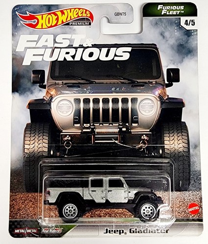HOT WHEELS  2021 FAST & FURIOUS  FURIOUS FLEET JEEP GLADIATOR REAL RIDERS  NEW! - Picture 1 of 2