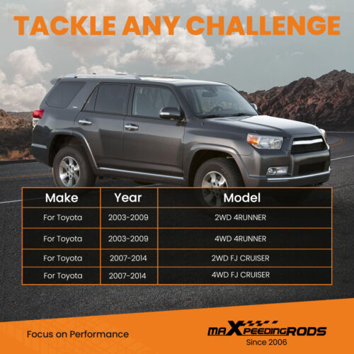 maXpeedingrods 3" Lift Kit W/ Shocks For Toyota 4-Runner 03-09 FJ Cruiser 07-14 - Picture 9 of 12