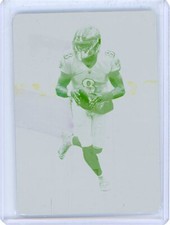 2021 Panini Impeccable Football Printing Plate #7 Lamar Jackson #1/1