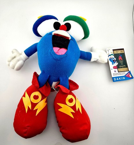 Peluche ufficiale Izzy Olimpiadi Atlanta 1996 9" con etichette originali Dakin - Foto 2 di 6
