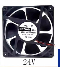 CROWN AGE12038B24H 12038 DC24V 0.48A 12CM 2-Wire Cooling Fan