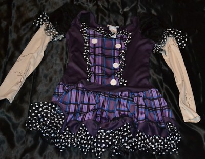Doll Dolly Undead Dead Monster High Halloween Costume Fits Kids Size XL 14-15-16