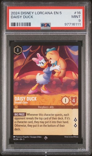 Daisy Duck - Donald's Date graded PSA 9 for sale on eBay