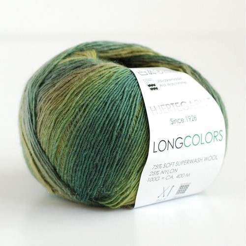 100g LONG COLORS MERINO HJERTEGARN Wolle FARBVERLAUF 600 LACE GRADIENT Lacewolle - Bild 3 von 4
