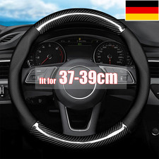 Kohlefaser Lenkradbezug Auto Schwarz Perforie...