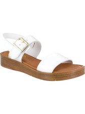 BELLA VITA Womens White 1/2 Platform Tay-italy Wedge Slingback Sandal 10 M